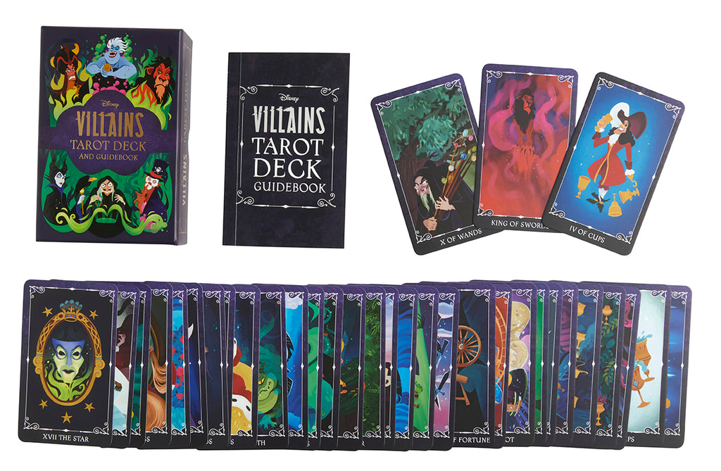 Disney Villains Tarot Deck and Guidebook Movie Tarot Deck Pop Culture Tarot by Minerva Siegel, Ellie Goldwine, Other Format